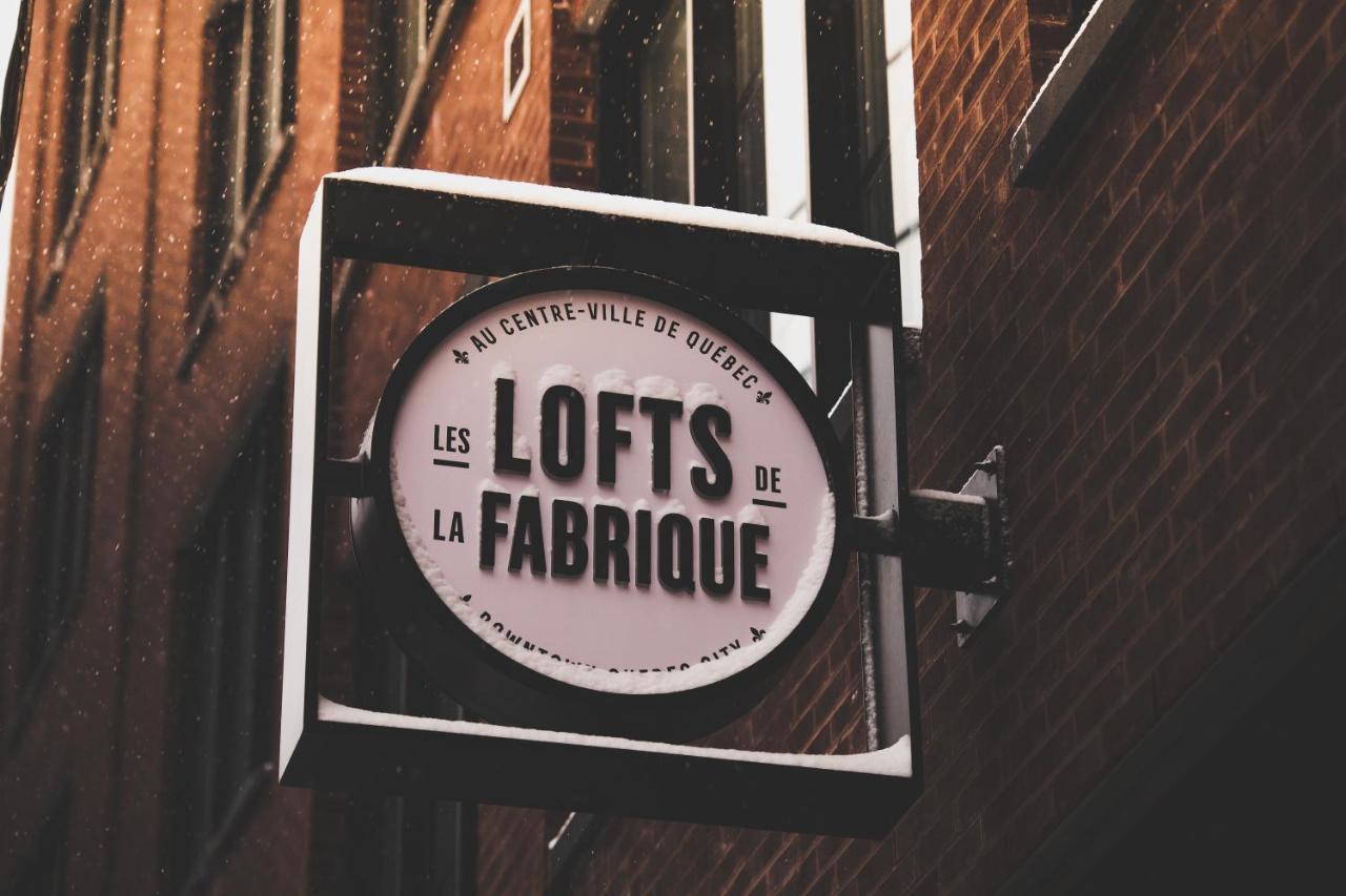 شقة Les Lofts De La Fabrique By Les Lofts Vieux-Quebec المظهر الخارجي الصورة